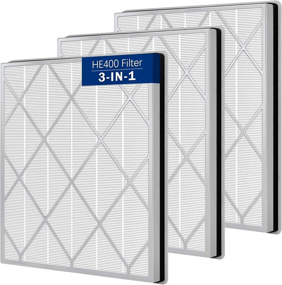 HE401 True HEPA Replacement Filter Compatible with Shark Air Purifier