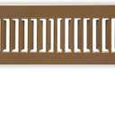 HVAC Premium 12" x 2" Toe Space Grille - HVAC Vent Cover [Outer Dimensions: 13.5 X 3.5] - Brown