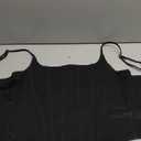 Imily Bela Womens Sleeveless Denim Vest Crop Tank Tops Spaghetti Straps Slim Fit Summer Cami Top (Small, Black)