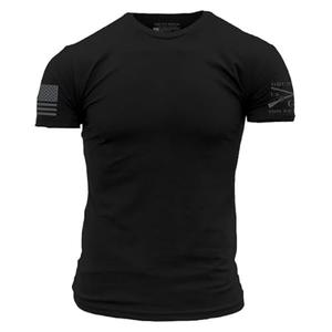 Grunt Style Basic Crew Men's T-Shirt (Black, XX-Large)
