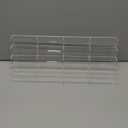 28 Slots Acrylic Business Card Holder for Desk Multi Business Card Stand Vertical Clear Plastic Multiple Cards Display Stand Rack for Office Supplies Home School Brochure File Table Recipe, Size 15.5"x5.7