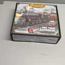 Hot Bee Train Set for Boys, Alloy Remote Control Train Toys with Steam Locomotive Cargo Cars Tracks, Trains with Realistic Smoke Sound Lights, Christmas Train Toys Gifts for 3 4 5 6 7 8+ Years Old Kids