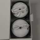 Nulmvic 2 Pack Wireless LED Wine Bottle Lamp with Stopper  3 Color Stepless Dimming Rechargeable Touch Lights for Liquor Bottles  Black