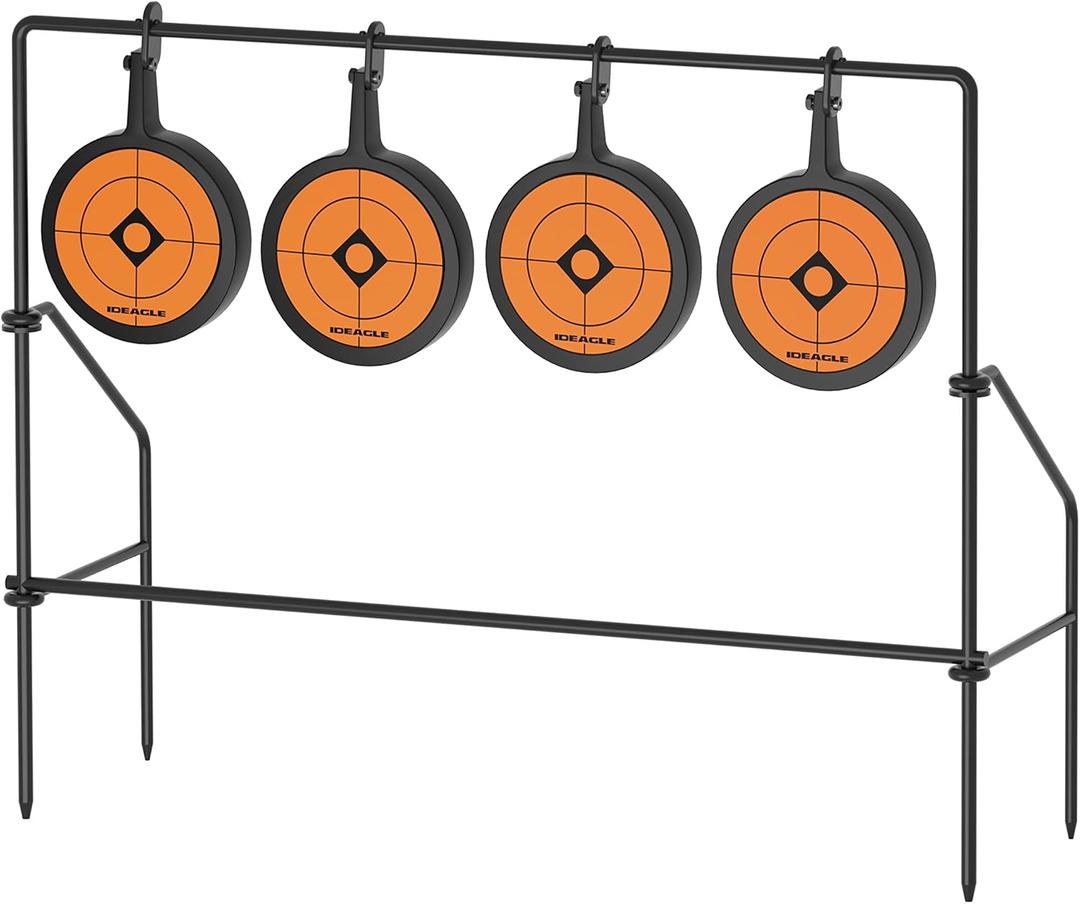 Ideagle BB Gun Targets Heavy Metal Spinning Pellet Shooting Target for .177 .20 Caliber