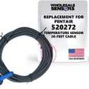 Pentair 520272 Replacement Temperature Sensor, 20-Feet Cable.