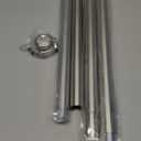 Shower Curtain Rod, 1" Diameter Heavy Duty Tension Shower Rod, Non Slip Adjustable 28-74 inch No Drill Shower Curtain Rods Spring Tension For Bathroom, Shower Stall, No Rust, Brushed Nickel