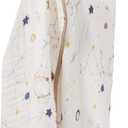 Super Soft Muslin Hooded Towels for Toddler - 27x55 Inches Large, Highly Absorbent Toddler Beach Towel & Bath Towel for Infants, The Midnight Stars