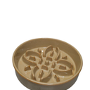 LE TAUCI 8 Inch Ceramic Slow Feeder Dog Bowl for Medium Breed, Maze
