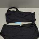 Women's One Piece Swimsuit- One Shoulder Bathing Suit Cutout Tummy Control Swimwear (XX-Large, Black)