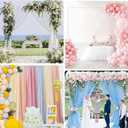Wokceer 10 FT Backdrop Stand Heavy Duty Pipe and Drape Kit, Adjustable White Backdrop Stands for Wedding Photo Booth Background Birthday Party Exhibition Decoration