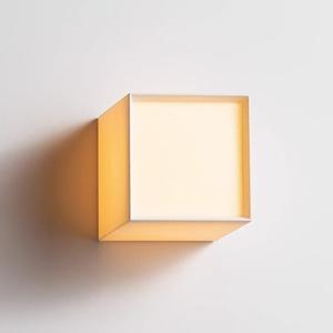 Wall Sconce, Rustic Square Wall Sconce Japanese-Style Indoor Wall Lamp with Fabric Shade, Art Wall Light Fixture White/Linen Texile Wall Sconces Modern E27 Hardwired Hallway Cafe L