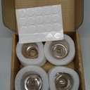 Glass Candlestick Holders: 4Pcs Small Taper Candle Holders Bulk Short Stick Holder Clear Modern Candle Holder for Home Decorations Table Centerpiece Wedding Christmas Dining Party Decor JZCHBL