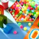 Deekin 2000 Pcs Small Bouncy Balls Bulk 0.78 Inch/ 20 mm Rubber High Bouncing Balls Neon Cloud Bounce Mini Bouncy for Birthday Party Favors Gift Prizes Vending Machines Fillers Outdoor