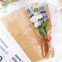 Jansun 40Pcs Flower Wrapping Bags Kraft Paper Flower Sleeves for Bouquets Flower Bags for Birthday Wedding Graduation Gift, Florist Wrap Supplies 9.8x17.9 Inch