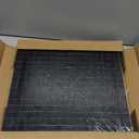 10 Sheets Self-Adhesive Aluminum Mosaic Peel and Stick Metal Tiles 3D Wall Sticker Panel Backsplash for Kitchen & Bathroom (12"x12" Bronze) (Brushed Black + Mirror Black)