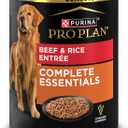 Purina Pro Plan Complete Essentials Classic Pate Dog Food, Beef and Rice Entre - (Pack of 12) 13 oz. Cans EXP: July 2027