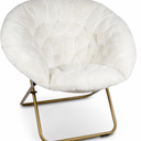 Cozy Chair/Faux Fur Saucer Chair for Bedroom/X-Large