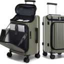 feilario Top Opening Business Carry On Luggage, Front Pocket, TSA Lock, 20in