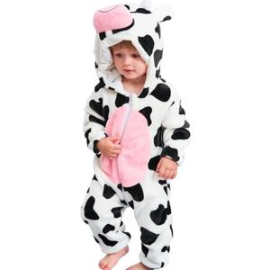 OLLULL Baby Animal Costumes Unisex Toddler Outfit Halloween Dress Up Romper, Size 90