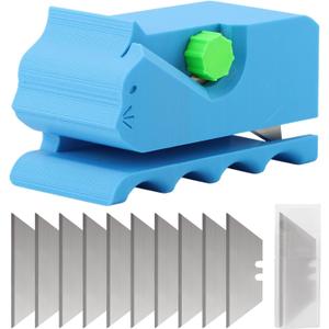 Cardboard Cutter for Cat Scratchers with 10pcs Blade, 3D Printed Kitten Shaped Cutter, DIY Cat Scratchers Cardboards Strip Tool, Cardboard Cutting Machine
