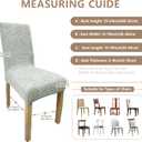 Stretch Dining Chair Covers Set of 6, Floral Print Soft Removable Washable, Pet Friendly Furniture Protector, Universal Chair Slipcovers for Home, Kitchen, Ceremony Dining Room Seat