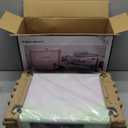 Watercolor Vinyl Record Player with Treble & Bass Control, Vintage 3-Speed Bluetooth Suitcase Portable Turntables with Built-in Speakers, 33 45 78 RPM LP Player Support RCA/AUX/Headphone Jack, Green