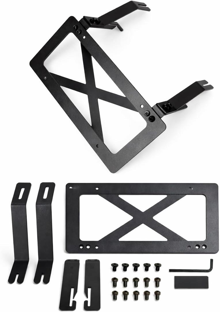 No Drill Front License Plate Mount for Tesla Model 3 2023-2025, Premium Front License Plate Holder Bracket, Camera-Safe License Plate Frame, Secure & Scratch-Free Installfor 2023-2025 Tesla Model 3
