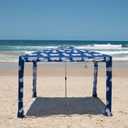 CoolCabana Beach Shade Tent - Easy Setup, UPF 50+ Protection, Large & Medium Sizes, Compact & Wind Resistant - Beach Cabana for The Whole Family - Pineapples, Medium