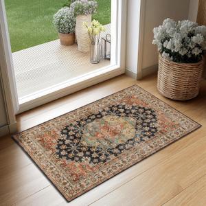 Ruaruarug Area Rug Non Slip Machine Washable Ultra Soft Living Room/Bedroom/Kitchen/Outdoor/Classroom Maroon, 2'×3'