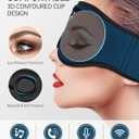 MUSICOZY Sleep Headphones Bluetooth 5.4 Headband Sleeping Eye Mask for Mom Women Men Wireless Music Earbuds Earphones for Side Sleepers Built-in HD Speakers Cool Gadgets Unique Gifts