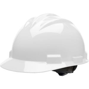 Bullard 3-Rib S61 Cap Style Safety Hard Hat with 4-Point Ratchet Suspension and Cotton Brow Pad