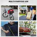 60-Piece Bungee Cords Assorted Sizes - 10" 18" 24" 32" 40" Bungee Cords with Hooks, Heavy Duty Outdoor, Large Medium Small Mini Elastic Canopy Tarp Bungee Ball Ties Tarp Clips Organizer