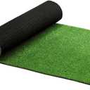 Realistic Artificial Grass Turf 2x8ft, Fake Grass Rug for Outdoor/Indoor Lawn, Pet-Friendly Synthetic Turf Grass with Drainage Backing, 0.4inch Pile Height, Backyard Patio Garden Balcony Rug