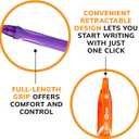 BIC Gelocity Quick Dry Assorted Colors Gel Pens, Medium Point (0.7mm), 12-Count Pack, Retractable Gel Pens With Comfortable Full Grip