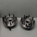 KAX 515145 Front Wheel Bearing Compatible with 2011-2019 Chevy Silverado/GMC Sierra 2500 HD/3500 HD 4WD(with Single Rear Wheels), 2PCS Wheel Hub Assembly 8 Lugs W/ABS