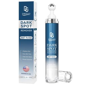 Dark Spot Remover for Face and Body, Dark Spot Corrector Serum, Melasma Treatment for face, Age Spot & Freckles Remover, Skin Care Serum for Uneven Skin Tone with 360 Roller Massage Ball, 0.67 fl. oz