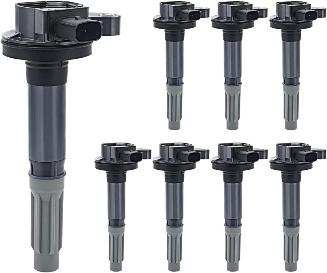 UF622 Ignition Coil Packs For 2011-2016 Ford F150,2011-2020 Ford Lobo,2011-2015 Ford Mustang 5.0L V8 Replaces# BR3Z-12029-A, DG542, C1802, GN10420, 52-2197 8PCS