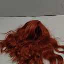 Copper Red Wigs for Women Short Curly Wavy Red Brown Wig for Girls Short Bob Wig With Bangs Auburn wig Heat Resistant Synthetic Wigs for Cosplay Costume Party