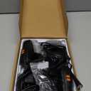 pxton Walkie Talkies Rechargeable Long Range Two-Way Radios with Earpieces,2-Way Radios UHF Handheld Transceiver Walky Talky with Flashlight Li-ion Battery and Charger2 Pack