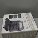 Bakers Friend 3 in 1 Mini Waffle Maker with Removable Plates, Dual Waffle & Pancake and Grill Plates, Breakfast Sandwich Maker Press, Dishwasher Safe, Non-stick Coating, Graphite