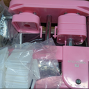 MECOLOUR Square Button Maker Machine with 50 Sets of Button Supplies&50 Sets of Fridge Magnet Maker Supplies,2*2 inch(50*50mm) Pin Maker Machine for DIY Personalized Buttons Children DIY Gift(Pink)