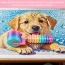 New Diamond Painting Roller Tool, Rainbow Diamond Art Tools and Accessories, with Easy-Grip Hand, Straightening Tool for Diamond Art & Rhinestone Embroidery (Pink&Colorful) (Multiple colors)