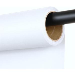 White Seamless Paper Backdrop, White Photo Backdrop 53" x16.4' | Heavyweight matte backdrop paper with non-reflective surface for portraits, product photos, videos and studio photograpy.