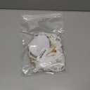 Women's 2 Piece Swimsuit Shell Decor Halter Triangle Bikini Set Tie Side String Thong Bathing Suit, X-Small (White)