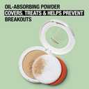 Neutrogena SkinClearing Pressed Mineral Powder Compact for Acne Prone Skin, Oil Absorbing Acne Makeup with Salicylic Acid helps to Cover, Treat & Prevent Breakouts, Buff 30,.38 oz