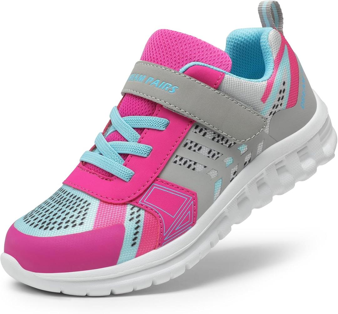 DREAM PAIRS Girls Boys Shoes Kids Tennis EZ-Ons Quicksteps School Sneakers Breathable Running Athletic Shoes Kids Size 13