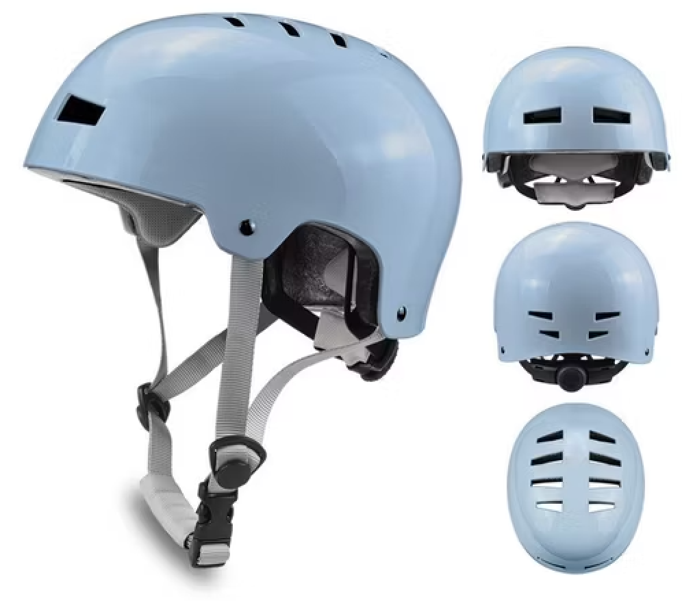 Adult bike helmet for adults men or women S/M baby blue