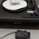 Victrola Journey Bluetooth Portable Suitcase Record Player  with Built-in Speakers, 3 Speed Vinyl Record Player, RCA Out, Headphone Jack (Black)