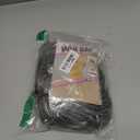 Gray Bun Grandma Wig,Old Lady Costume Set,Granny Costume Wig with Wig Cap,Glasses, Glasses Chain and Pearl Necklace, 5 Piece Set