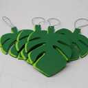 Felt Garland 8 Ft Leaves With Cord Decoration For Hawaiian or Tropical Party 6 Packs